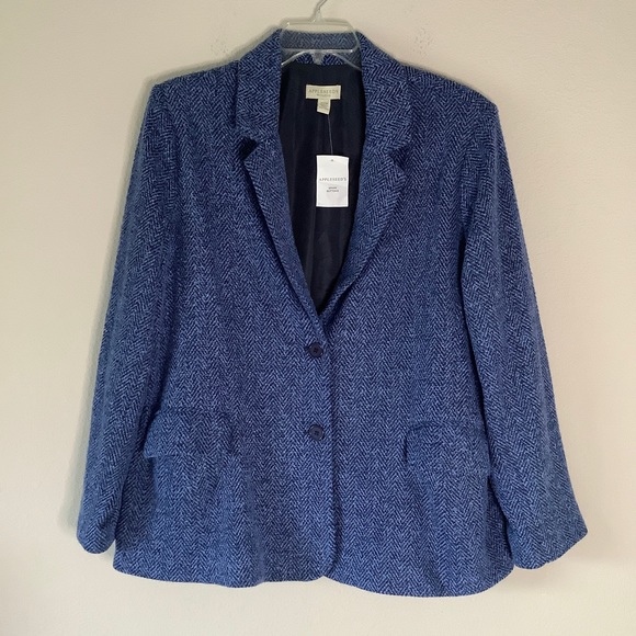 Appleseed's Jackets & Coats Appleseeds Plus Size Boucle Blazer